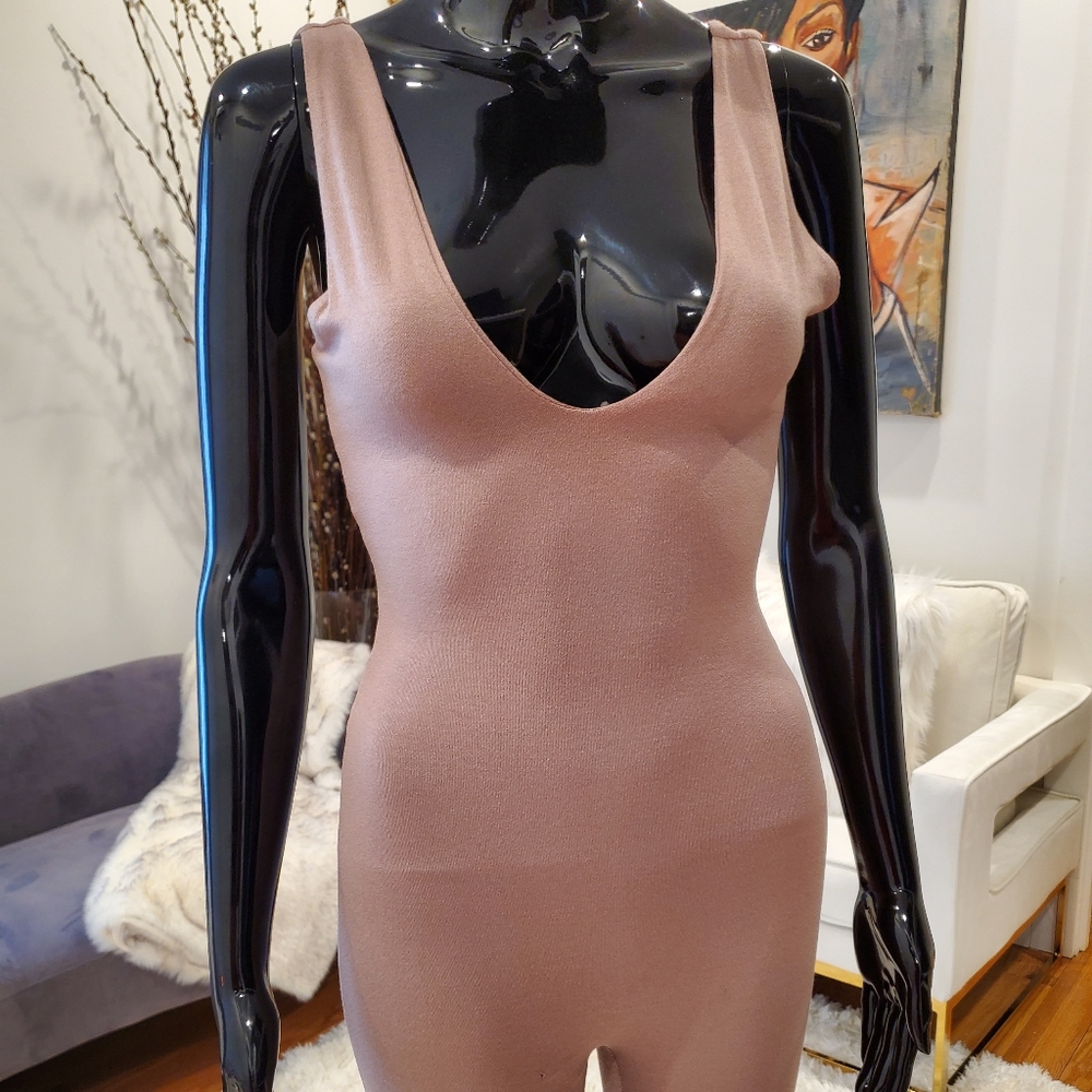V-Neck Bodysuit by Naked Wardrobe